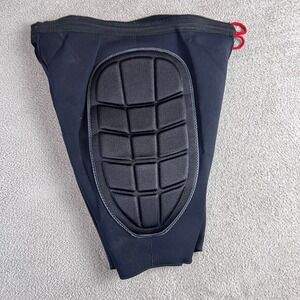 Padded Shorts Mens Compression Goalkeeper Black Athletic Gear Protective Ball ST